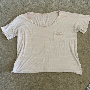L Striped Pocket Tee
